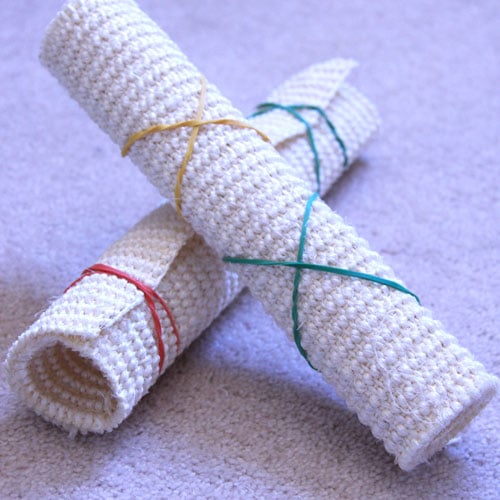 Rolled up sisal